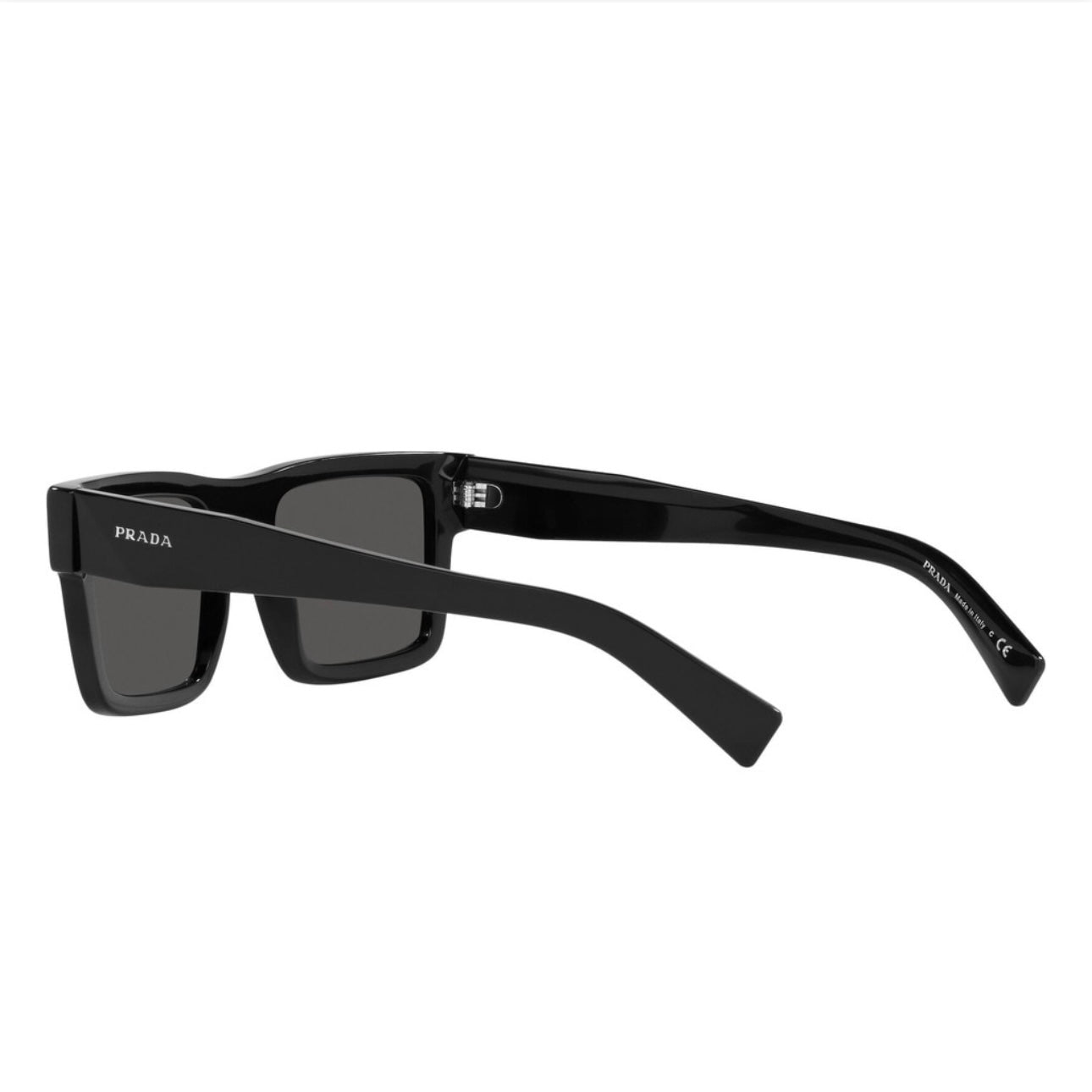 Prada SPR 19WS 1AB-5S0 Square Shape Black Silver