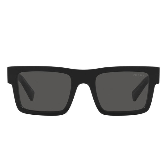 Prada SPR 19WS 1AB-5S0 Square Shape Black Silver