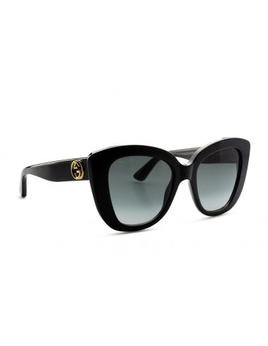 Gucci Gg0327S 001 Square Oversized Negro Gris degradado