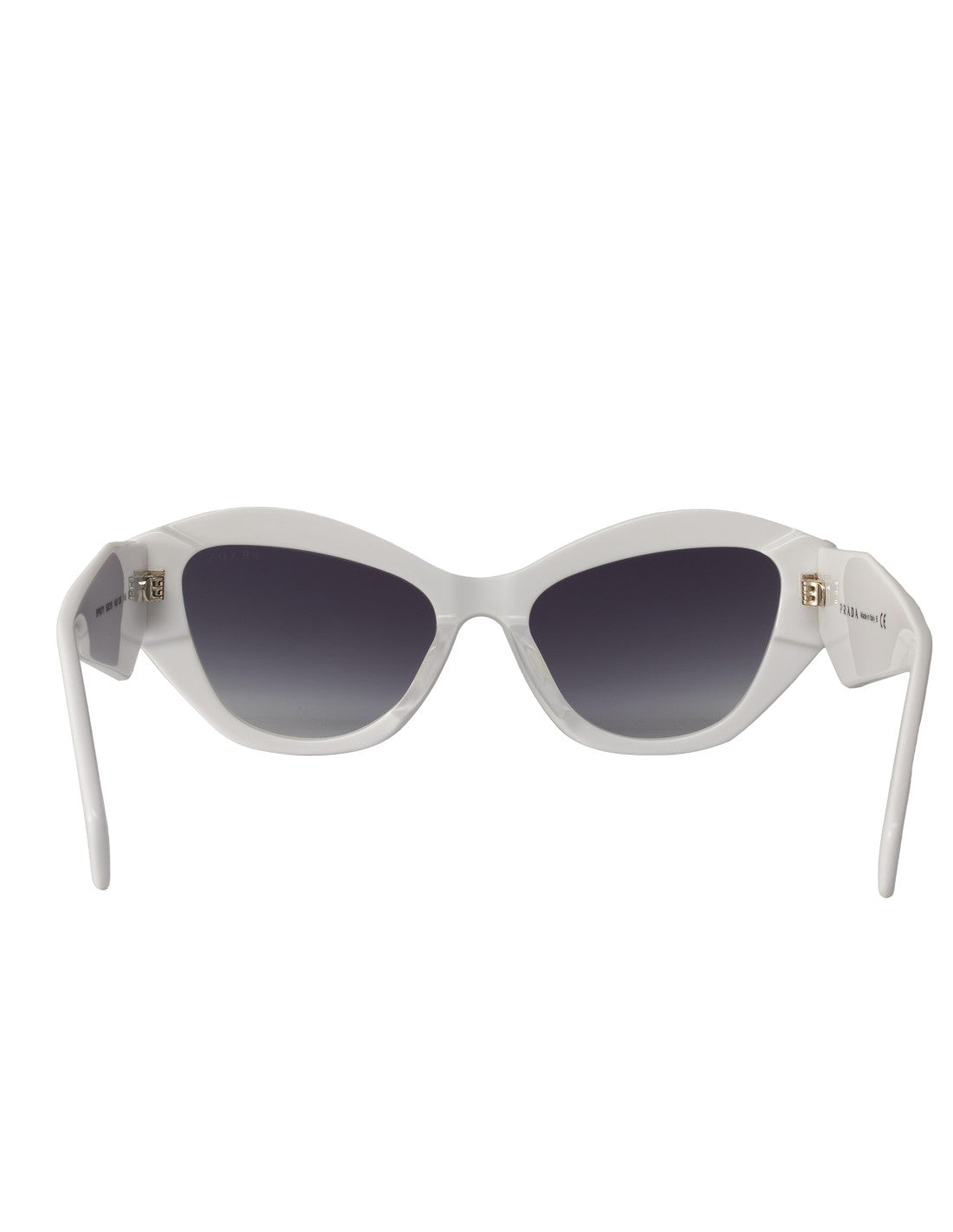 Prada SPR07Y 142130 Symbole abstract Gris Degradado Blanco