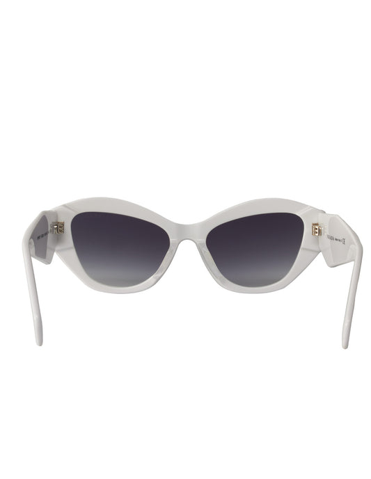 Prada SPR07Y 142130 Symbole abstract Gris Degradado Blanco