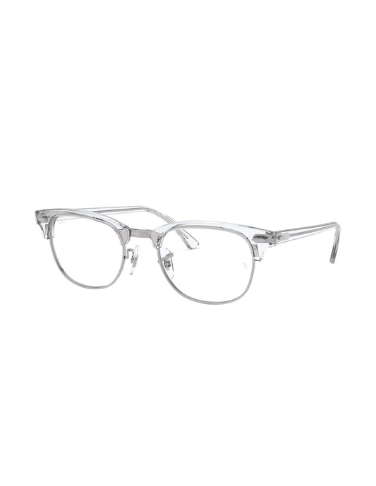 Ray Ban Oftalmico Rb5154 2001 Clubmaster Plata Transparente