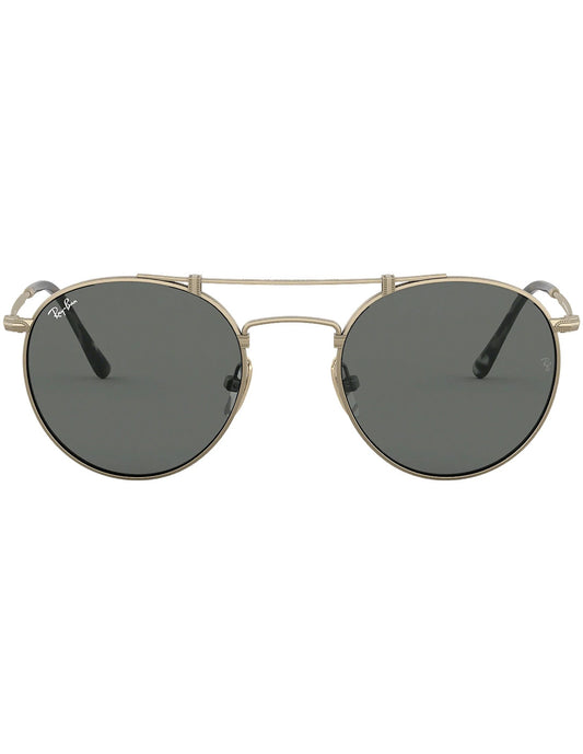Ray Ban RB8147 913757 Round Double Bridge Titanium