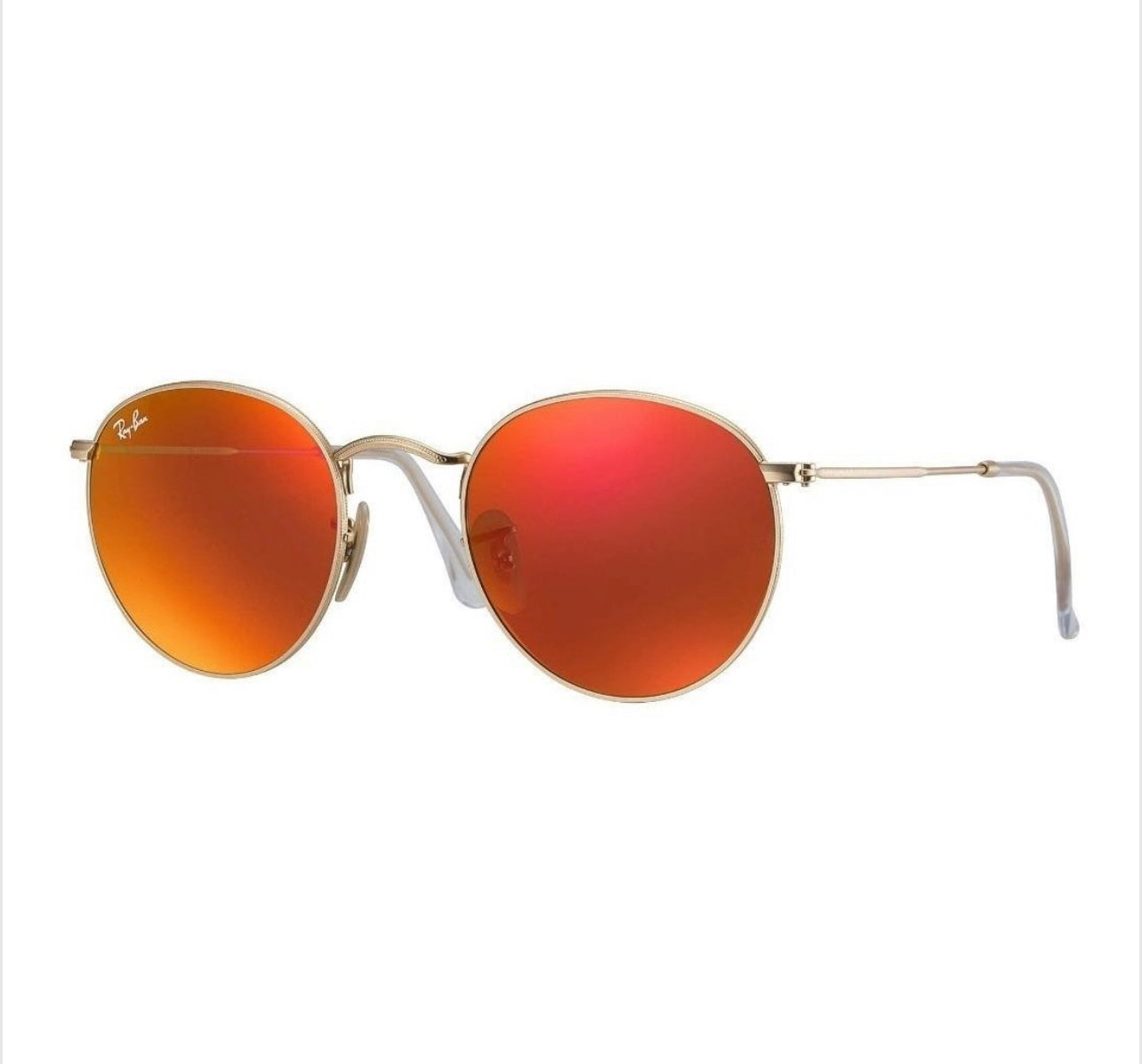 Round Metal rojo