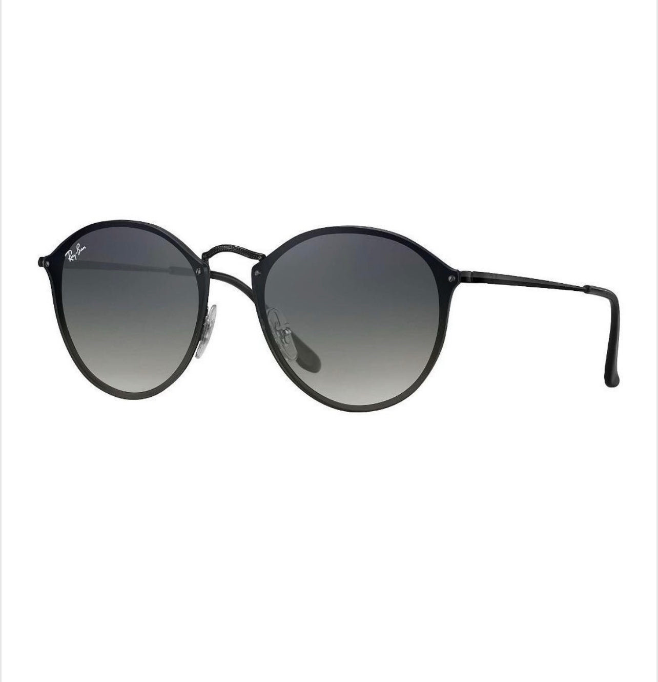 Round Metal Blaze Negro degradado