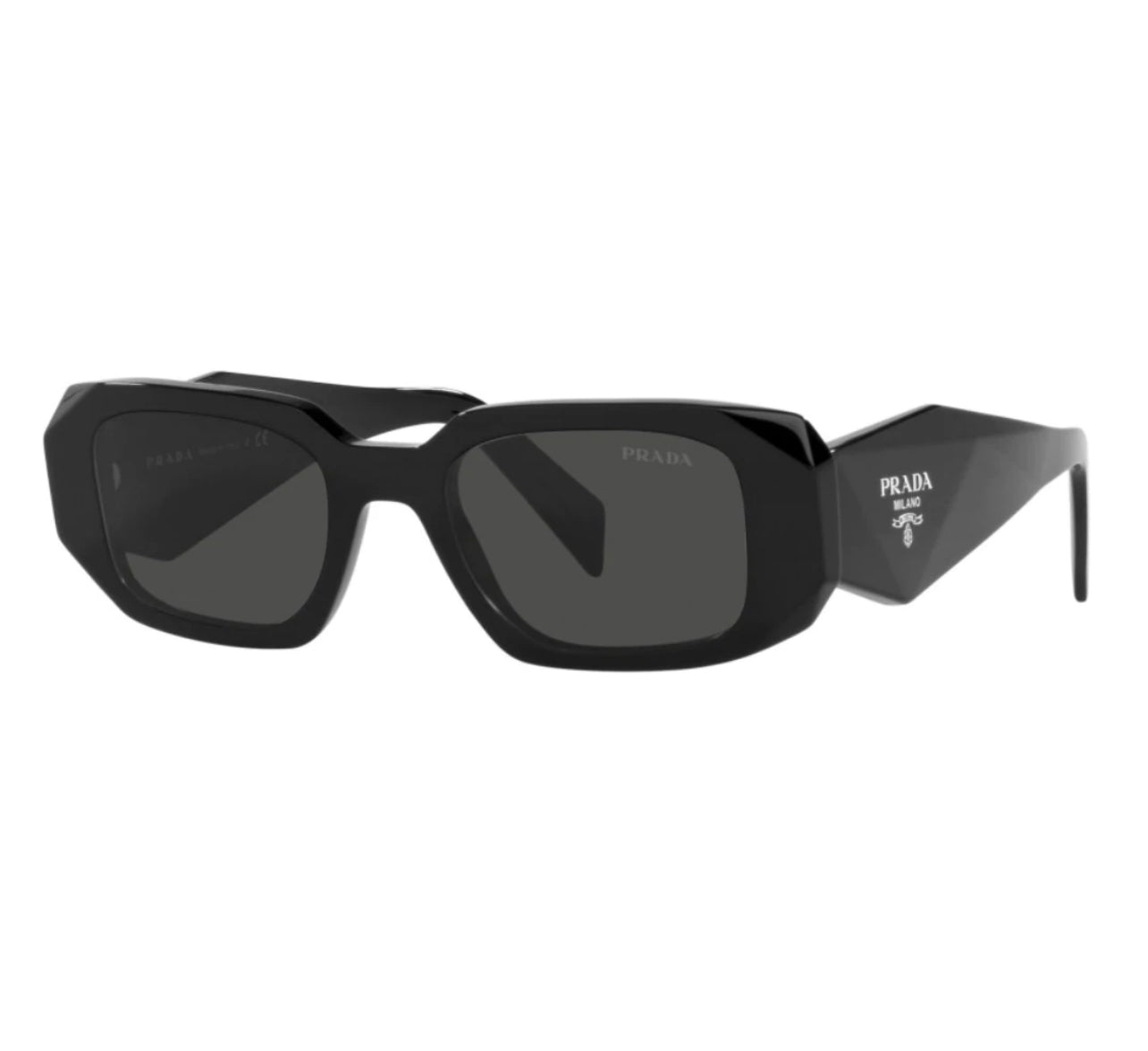 Prada SPR17w Square Shape Black