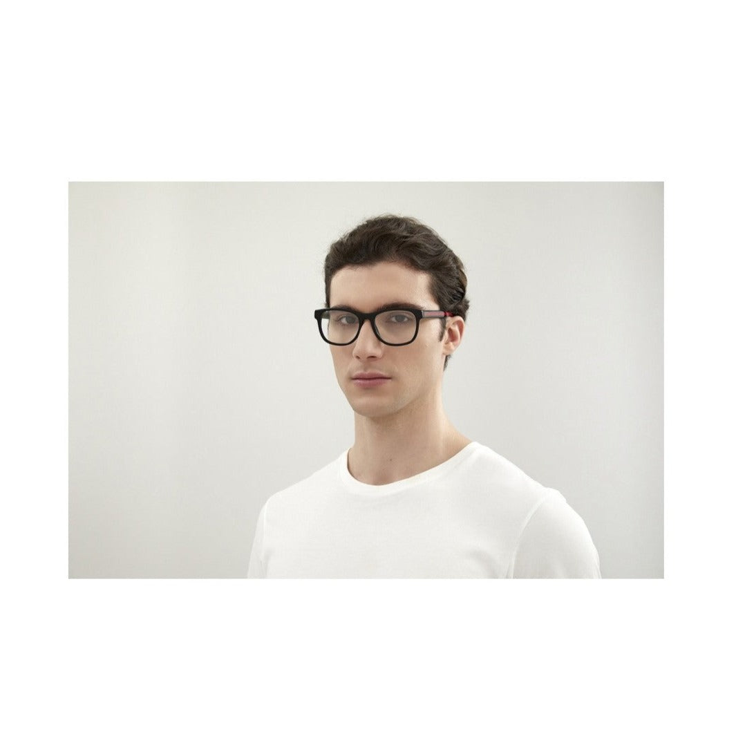 Gucci Gg0004O 002 Square Shape Negro Verde