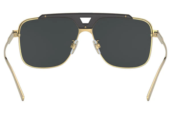 DG2256 134/87 AVIATOR SQUARE NEGRO DORADO