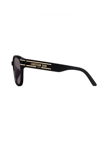 Dior Signature S7F 10A0 Square Shape Negro Dorado