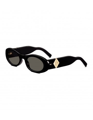 Dior CD DIAMOND R1I 10A0 Oval Shape Negro Dorado