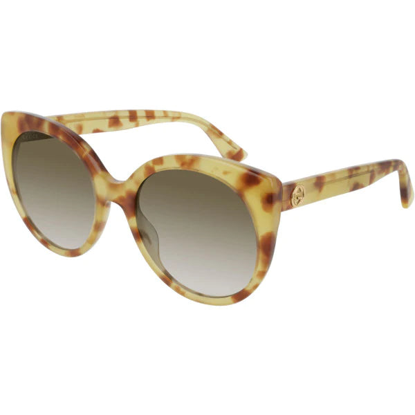 GUCCI GG0325S 006 ROUND ACETATO CAREY CAFÉ DEGRADADO