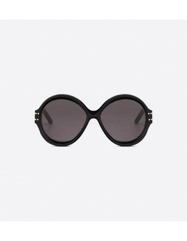 Dior Signature R1U 10A0 Round Shape Negro Dorado