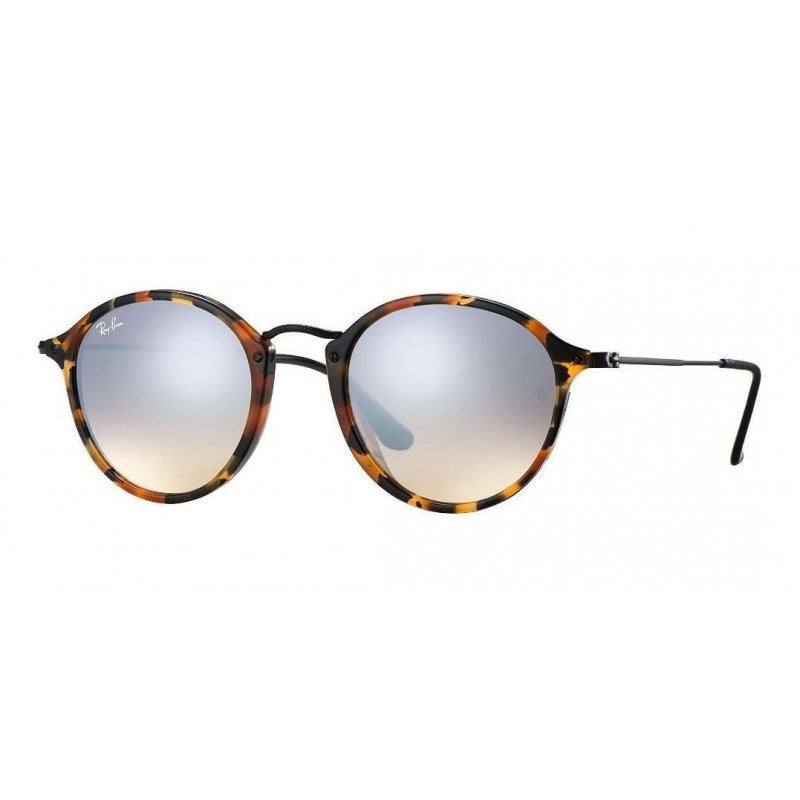 Round fleck Plata espejo