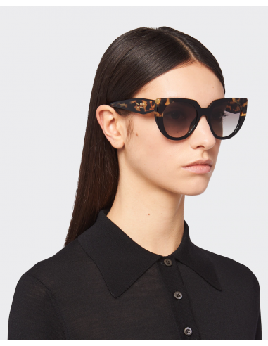 Prada SPR14W 389-0A7 Oversized Cat Eye Cafe Degradado