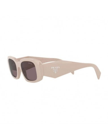 Prada SPR17W VYJ-6X1 Symbole Rectangle Beige Cafe Original