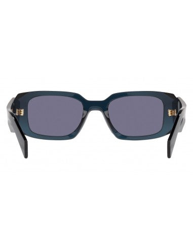 Prada SPR17W 08Q-420 Symbole Rectangle Azul Dorado
