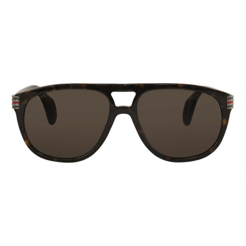 Gucci Gg0525s 003 Aviador Acetato Carey Negro Original Gota