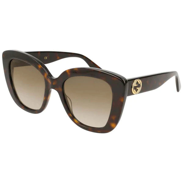 GG0327S 002 SQUARE OVERSIZED CAREY CAFÉ DEGRADADO