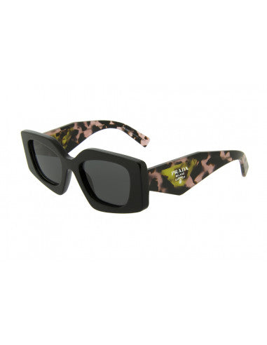 Prada SPR15Y-F 1AB-5S0 Symbole abstract Rosa Negro