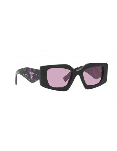 Prada SPR15Y-F 1AB-07Q Symbole abstract Vino Negro