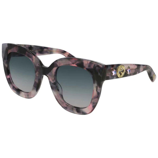 GG0208S 004 SQUARE OVERSIZED ROSA AZUL DEGRADADO