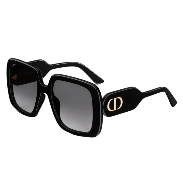 DIOR BOBBY S2U 10A0 SQUARE SHAPE NEGRO DORADO