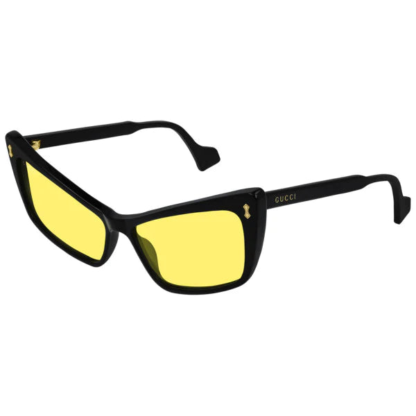 GG0626S 002 FASHION INSPIRED NEGRO AMBAR DORADO