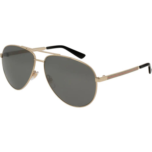 GG0137S 002 AVIATOR PLATA ESPEJO DORADO ORIGINAL GOTA