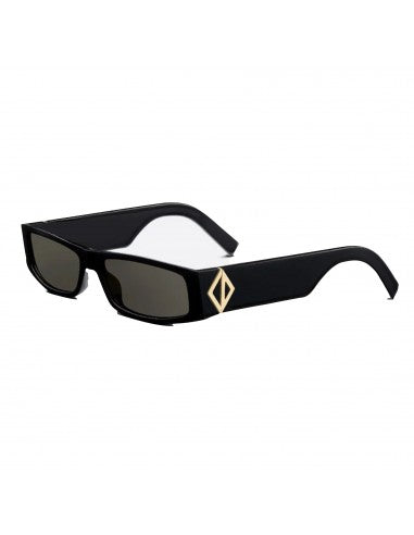 Dior CD DIAMOND S1I 10A0 Square Shape Negro Dorado