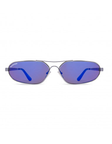 Balenciaga BB0227S 004 Oval Shape Azul