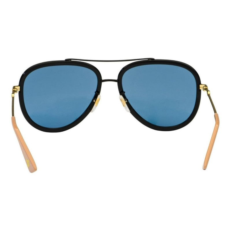 Gucci Gg0062s 017 Aviador Azul Transparente Negro Original