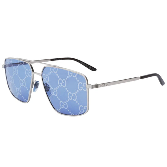 GG0941S 004 FASHION AVIATOR AZUL ESPEJO PLATA