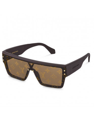Louis Vuitton LV Waimea L Monogram Sunglasses Black Z1583E