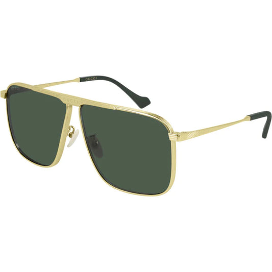 GG0840S 002 SQUARE AVIATOR DORADO NEGRO ORIGINAL