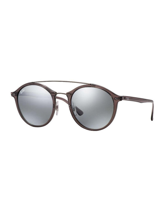 Ray Ban Rb4266 620088 Round Double Bridge Lightray Plateado