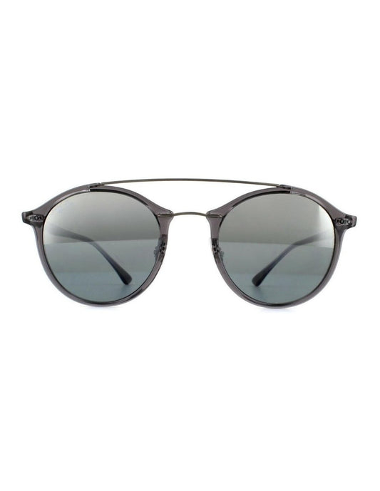 Ray Ban Rb4266 620088 Round Double Bridge Lightray Plateado