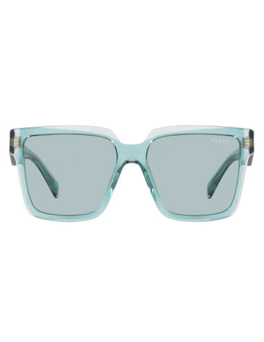 Prada SPR 24Z-F 15I-02F Square Shape Blue Gold