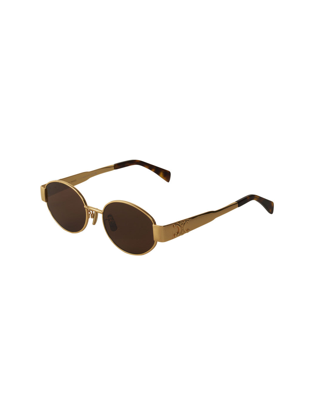 Celine CL40235U Oval Shape Coffe Gold