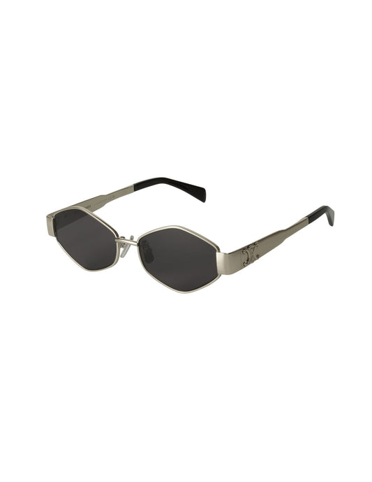 Celine CL40254U 16A Geometric Shape Gray Silver