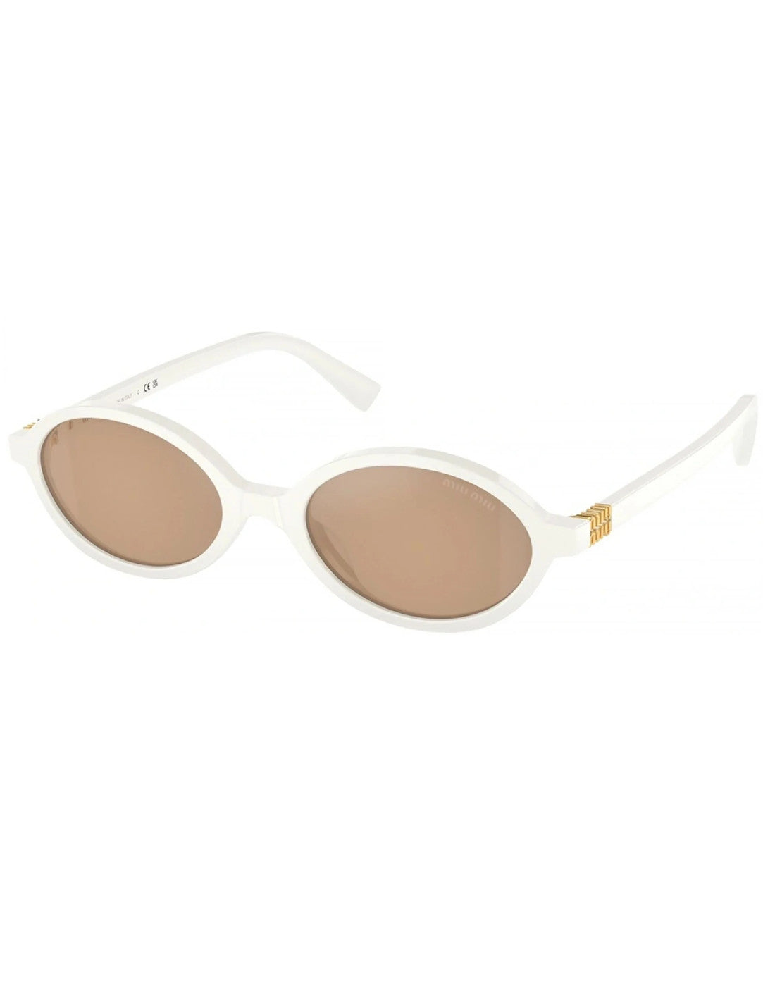 Miu Miu MU 04ZS 142-40D Oval Shape Pink White