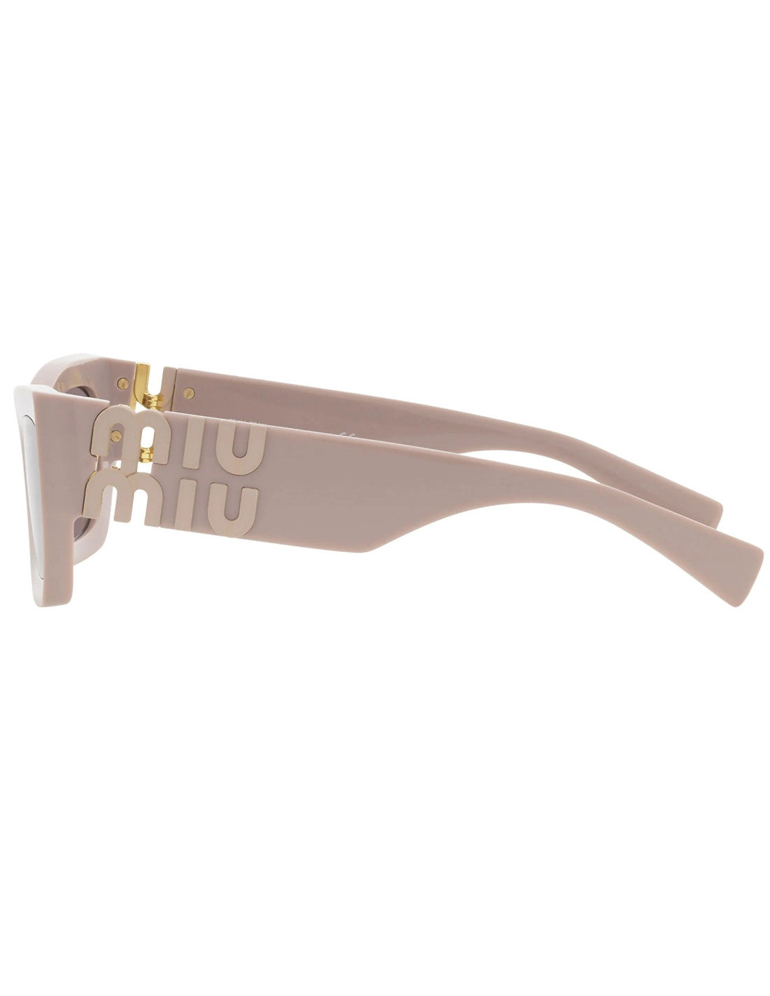 Miu Miu MU 09WS 17C-6X1 Square Shape Pink Beige