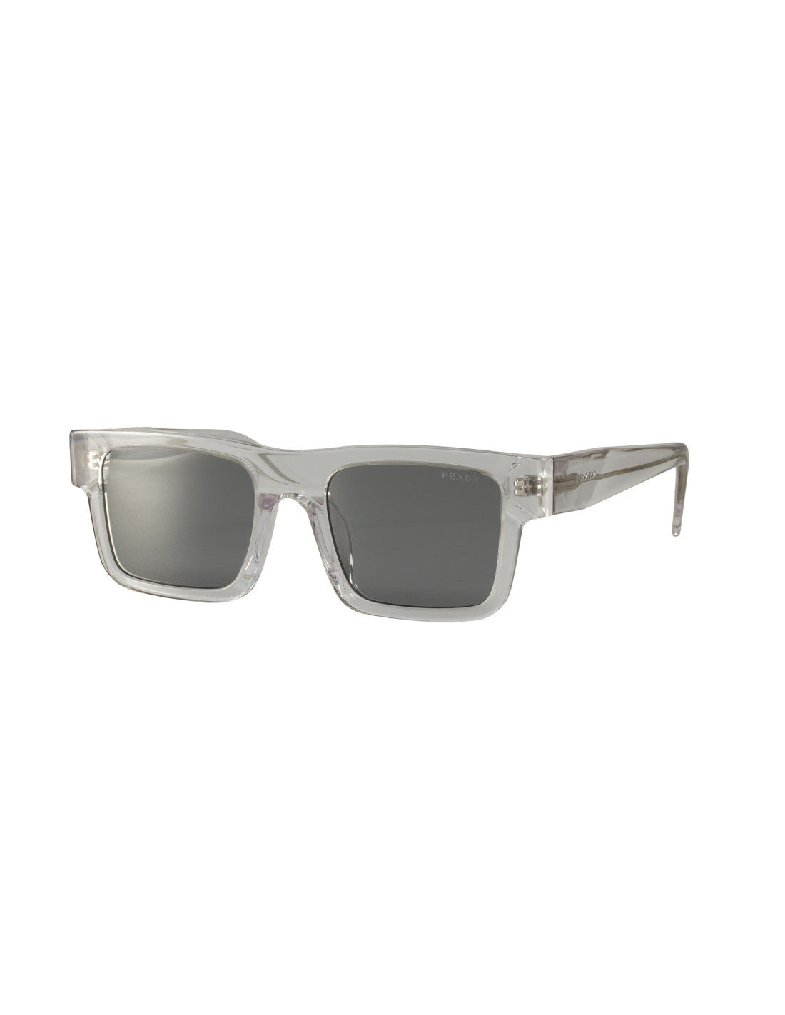 Prada SPR 19WS U43-09T Square Shape Crystal Grey