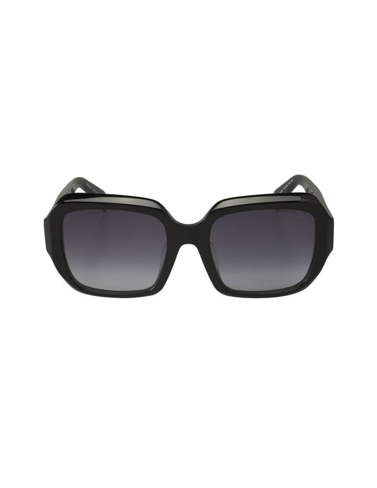 Prada SPR 28ZS 16K-09A Square Shape Black Silver