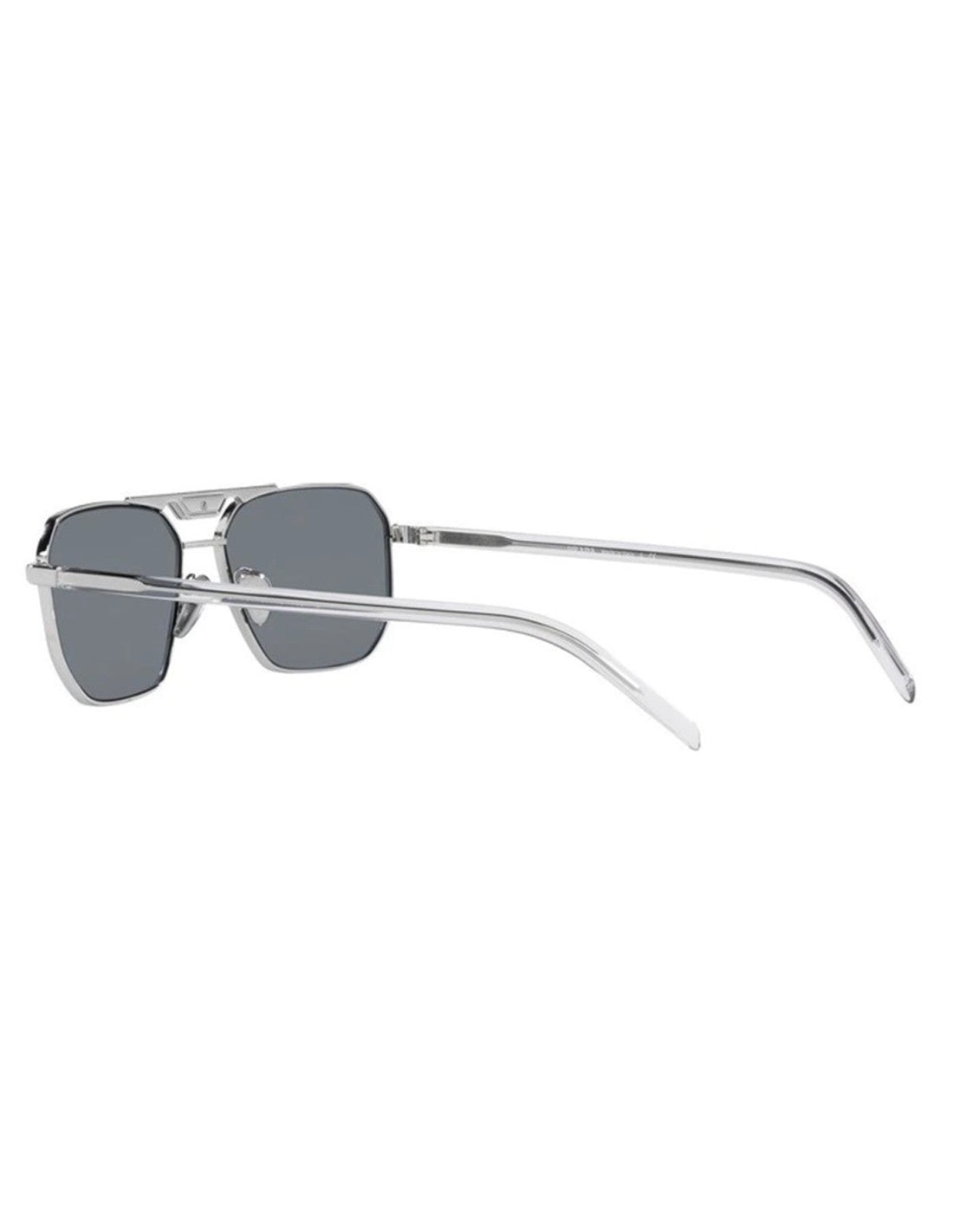 Prada SPR 58Y 1BC-02R Square Shape Silver Mirror