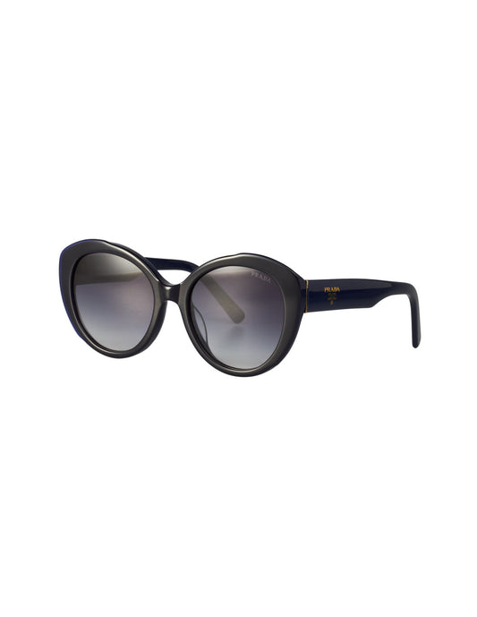 Prada SPR01Y 08V-08I Square Shape Azul transparente