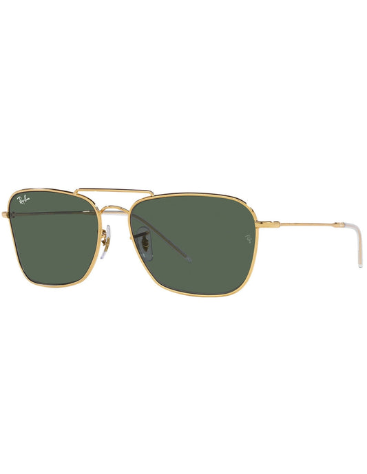 Ray Ban RB0102s 001/VR Caravan Reverse G-15 Gold