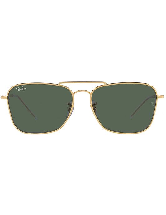 Ray Ban RB0102s 001/VR Caravan Reverse G-15 Gold