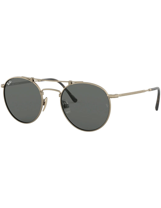 Ray Ban RB8147 913757 Round Double Bridge Titanium