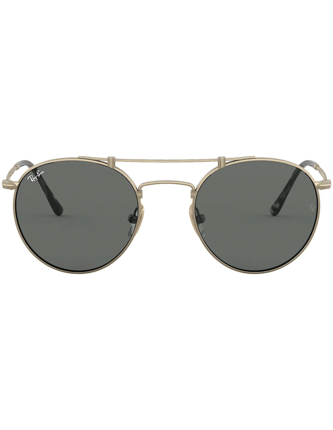 Ray Ban RB8147 913757 Round Double Bridge Titanium