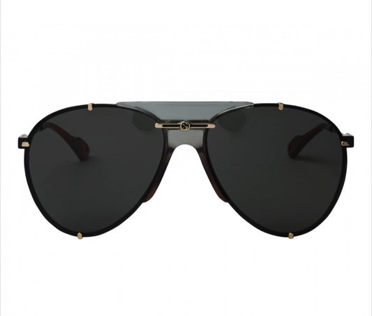 Gucci Aviator metal gris